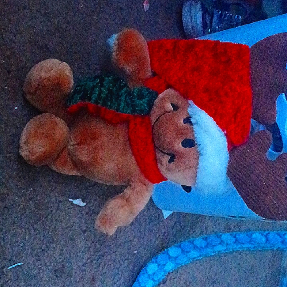 Christmas reindeer stuffed animal that Sings